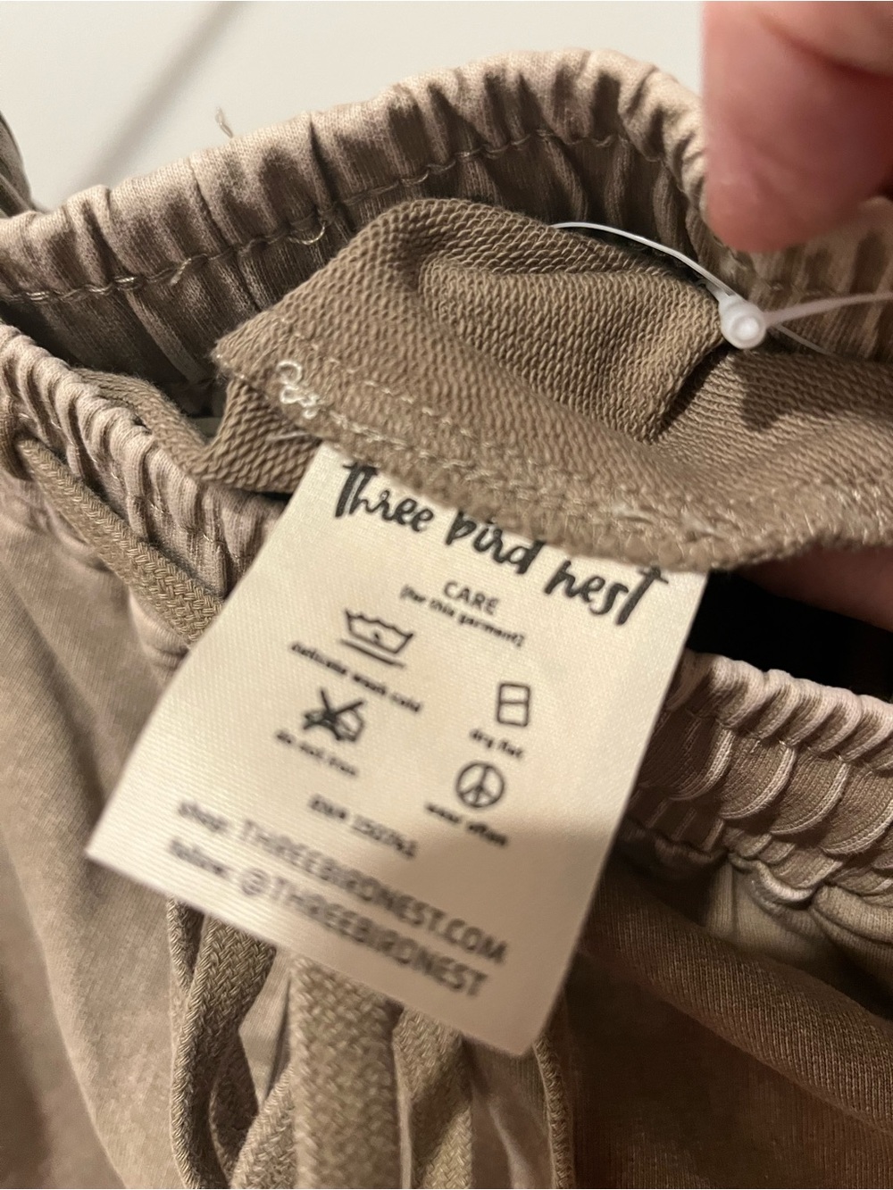 Three Bird Nest So Comfy Wide Leg Cropped Pants, Mocha, Medium, NWT - Picture 10 of 10